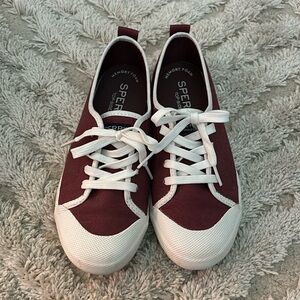 Sperry Women's Breeze Lace Up Shoes oxblood